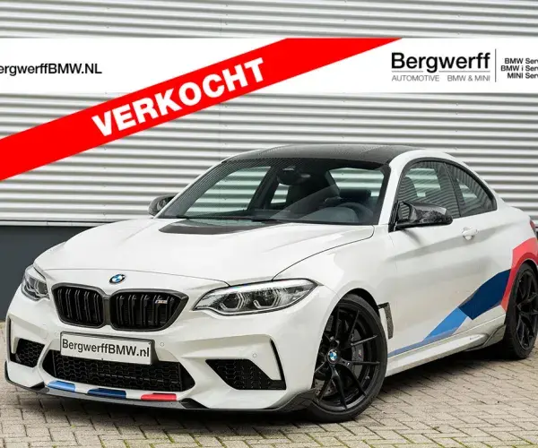 BMW M2 Competition DCT Full M Performance Alpin Weiss Leder Dakota geperforeerd Schwarz Bergwerff