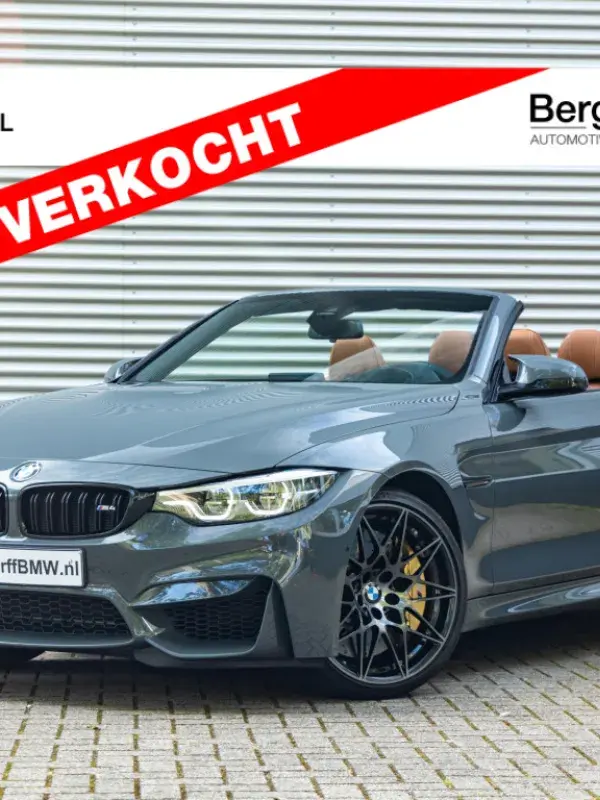 BMW M4 Competition Cabrio BMW Individual Special Request Grigio Telesto lederen bekleding Amarobraun