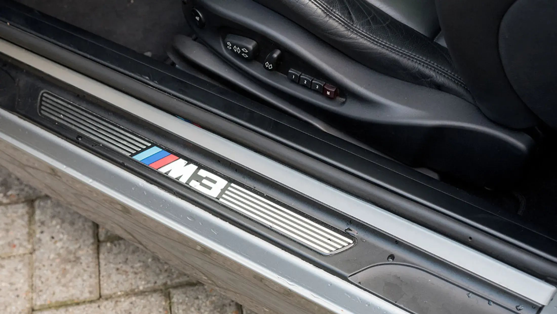 BMW M3 Competition Coupe E46 Silver gRey Metallic Nappa schwarz leder 2005 Semi-automaat SMG