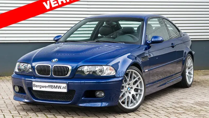 BMW M3 Competition Interlagos Blue pearl manual E46 M3 Coupe Bergwerff