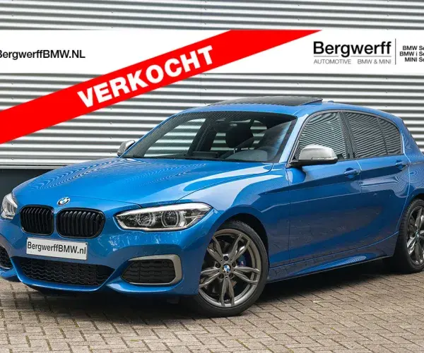 BMW 1-serie M140i 5-deurs xDrive M-Performance Estoril Blue II F20 Bergwerff