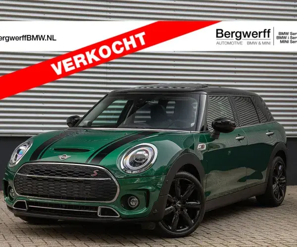 MINI Clubman Cooper S 2.0 F54 Britisch Racing Green Black Pearl Carbon Black Bergwerff