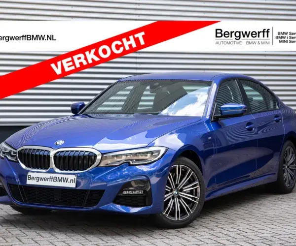 BMW 330e High Executive M-Sport Portimao Blau G20 Bergwerff