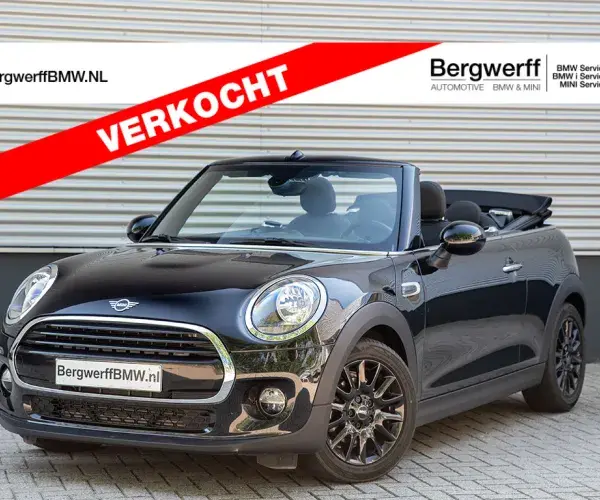 MINI Cooper Cabrio 1.5 Pepper Midnight Black F57 Bergwerff