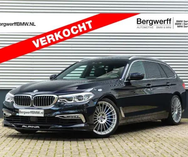 ALPINA B5 Touring Bi-Turbo Sperre Azurite Black Metallic Exklusivleder Nappa Schwarz G31 2018