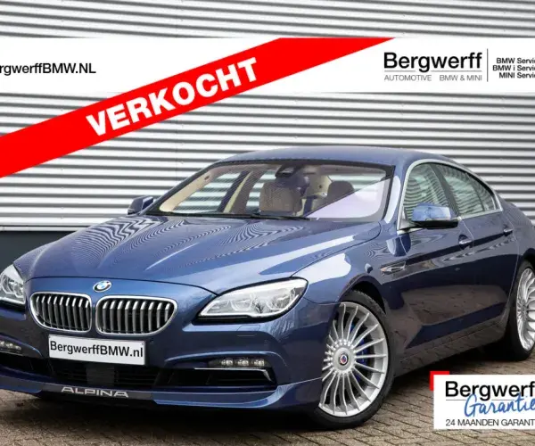 ALPINA B6 Gran Coupe Bi-Turbo Tansanite Blue F06 BMW Individual Volleder bekleding Champagner