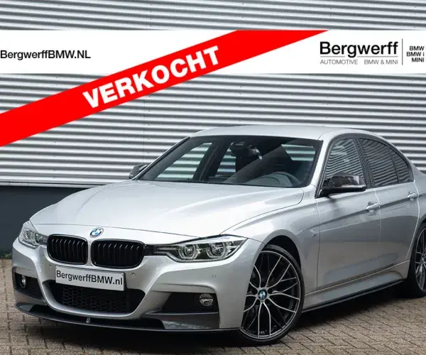 BMW 320i Sedan M Performance Glacier silver Leder dakota schwarz F30 LCI  2018 Bergwerff