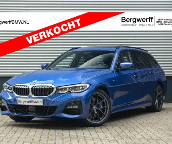 BMW 330i Touring G21 M Sport Portimao Blau Metallic Alcantara Sensatec Schwarz