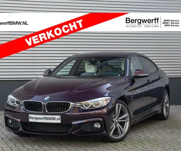 BMW 420i Gran Coupe Individual Mora Metallic Volleder Merino Amarobrown F36 Bergwerff