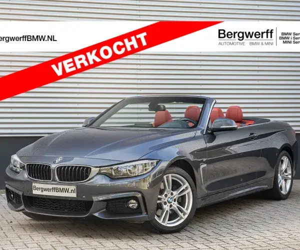 BMW 430i Cabrio Mineral Grau Leder Dakota Korallrot Akzent Schwarz F33 Bergwerff