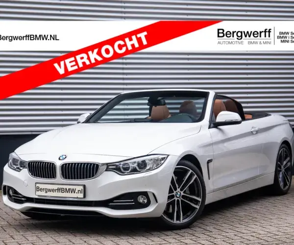 BMW 435i Cabrio High Executive Mineralweiss Luxury Sportstoelen F33 Bergwerff