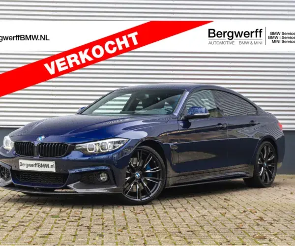 BMW 440i Gran Coupe M Performance Power and Sound kit Individual Tansanite Blue F36 Dakota schwarz leder