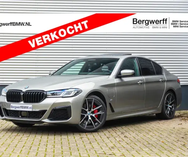 BMW 530e Sedan G30 LCI BMW Individual Donington Grau Leder Dakota Schwarz stiksel Blau Schwarz