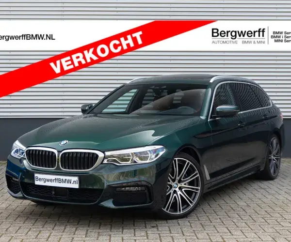 BMW 530i Touring G31 BMW Individual Peridot Green BMW Individual vollederen bekleding Tartufo