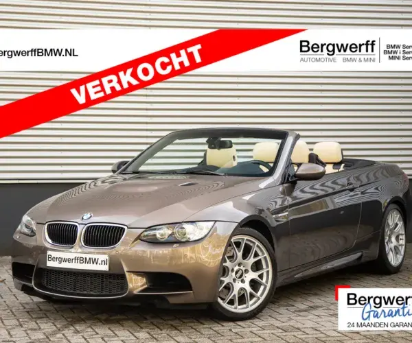 BMW E93 M3 Cabrio DCT Sepang Bronze Individual Uitgebreid lederen bekleding 2013