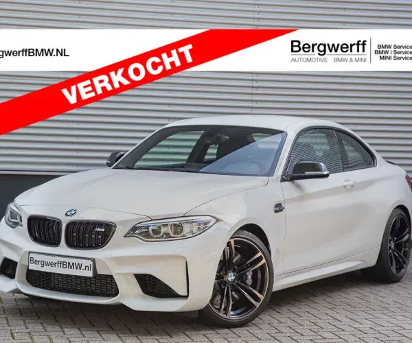 BMW M2 Coupé DCT M-Performance uitlaat Alpinweiss III F87 Bergwerff