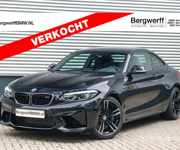 BMW M2 DCT F87 2018 Facelift Leder Dakota Schwarz Kontraststeppungblau Bergwerff