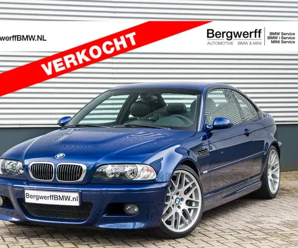 BMW M3 Competition Interlagos Blue pearl manual E46 M3 Coupe Bergwerff