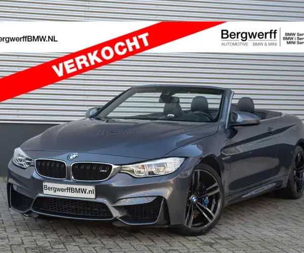 BMW M4 Cabrio DCT Mineralgrau Metallic Volleder Merino Schwarz F83 Bergwerff