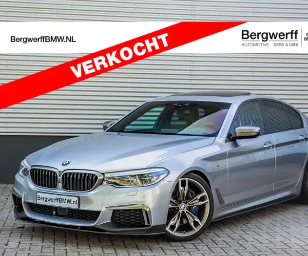 BMW M550i xDrive Individual Pure Metal Silver Full-Option Exklusivleder Nappa Schwarz G30 Bergwerff