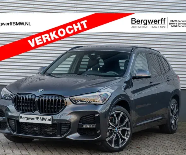 BMW X1 xDrive25e mineral Grey Leder Dakota Schwarz Accent Blau geperforeerd SUV F48