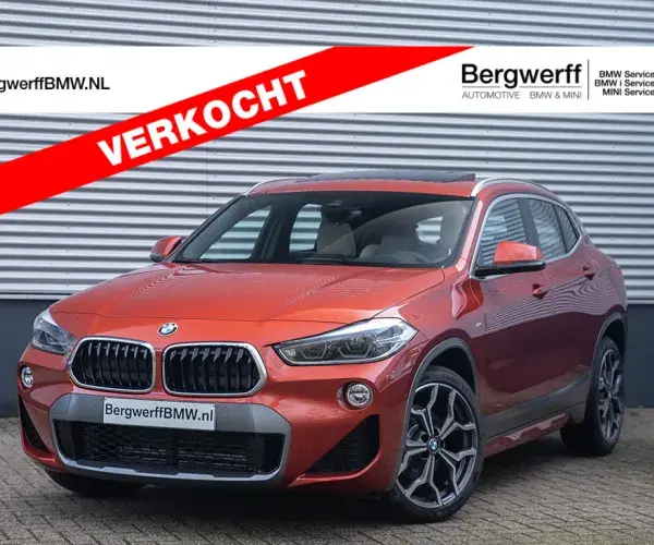 BMW X2 Sunset Orange F39 Small SUV  Dakota Oyster leder Bergwerff Gorinchem