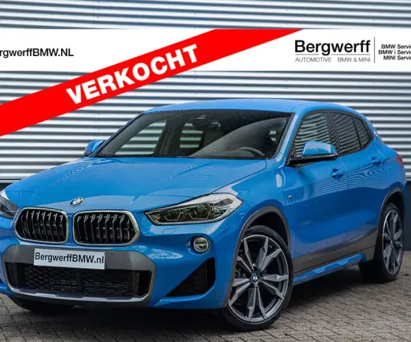 BMW X2 xDrive20i High Executive M-Sport X Memoryzetels Misano Blau Metallic F39 Bergwerff