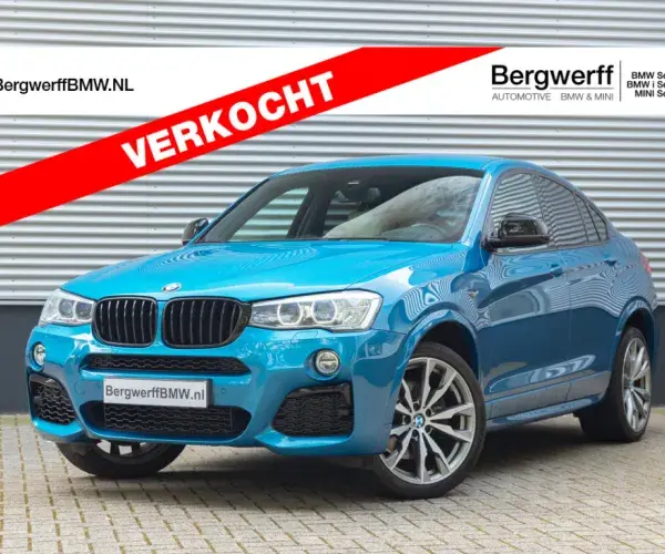 BMW X4 M40i F26 Long Beach Blue Nevada Elfenbeinweiss leder SUV 2016 Bergwerff