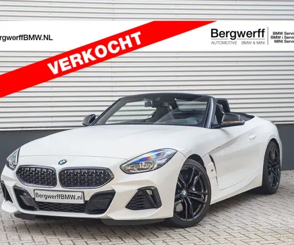 BMW Z4 Roadster Cabrio M40i Alpine White G24 Vernasca alcantara leder 2019 Bergwerff