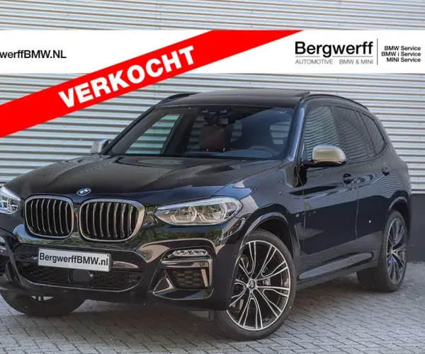 BWM X3 M40i G01 BMW Individual uitgebreid lederen bekleding Tartufo stiksel Schwarz SUV Bergwerff