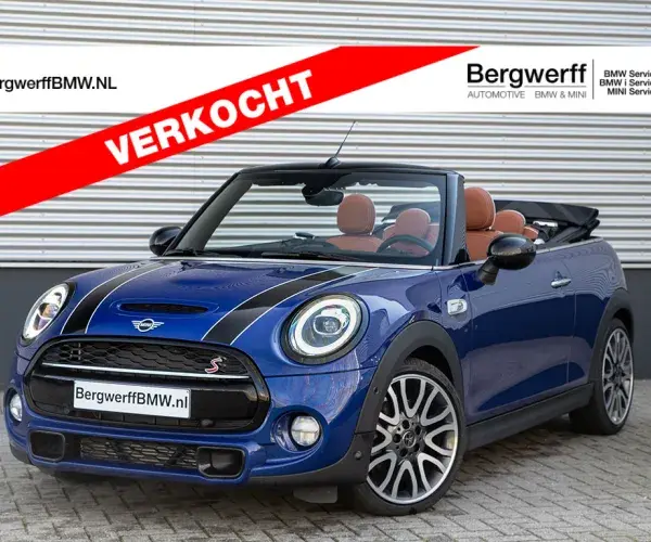 MINI Cooper S Cabrio Chili F57 Starlight Blue Metallic Leder Chester Malt Brown black