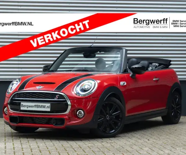 MINI Cooper S Chili Cabrio F57 Chili red MINI Yours Leer Lounge Carbon Black