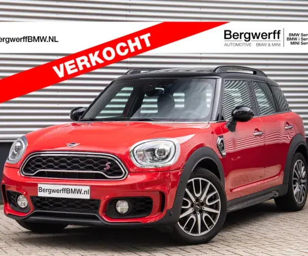 MINI Countryman Cooper S Knightbridge Chili red MINI Yours leer lounge Carbon Black