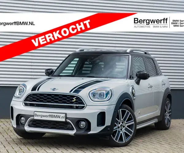 MINI Countryman SE Facelift F60 White silver MINI Yours leer lounge carbon Black ALL4 bergwerff