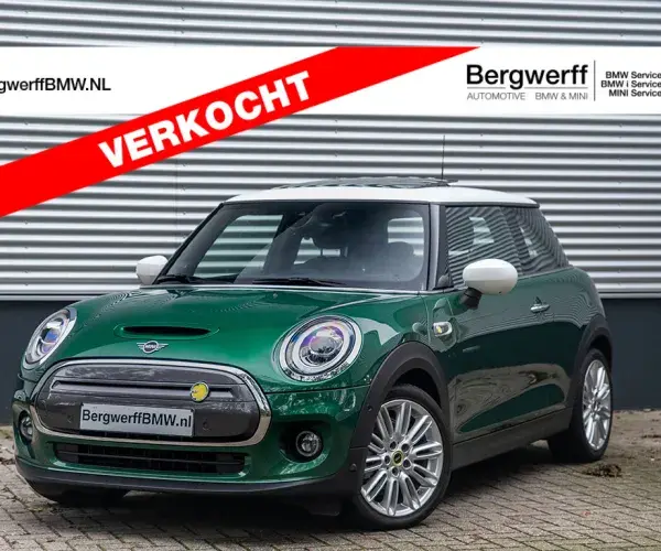 MINI Electric Britisch Racing Green Mini Yours leder F56 Hatchback Bergwerff