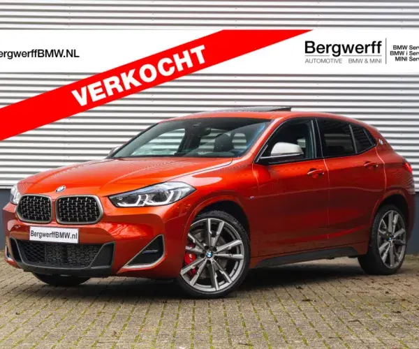 BMW M235i Full Option Sunset Orange metallic F39 SUV Leder Dakota Schwarz geperforeerd