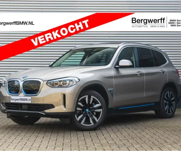 BMW iX3 Cashmere Silver Metallic Leatherette Schwarz Dekorsteppung G08 SUV Kaschmirsilber