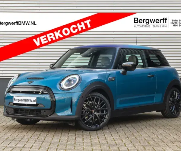 MINI Electric F56 Island Blue Stoff Leatherette combinatie Black Pearl Light Grey Hatchback