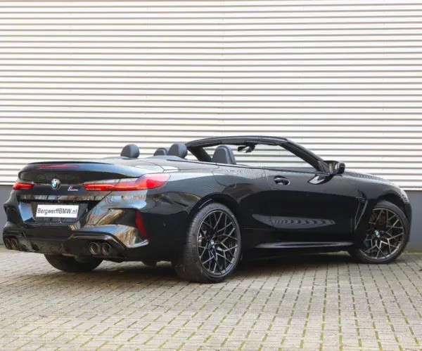 BMW M8 Competition Cabrio F91 Saphir Zwart 2021 Volleder Merino Schwarz Bergwerff