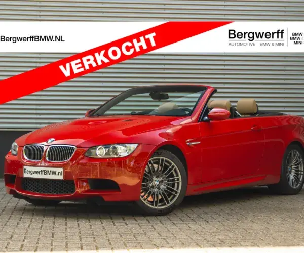 BMW E93 M3 Cabrio Melbourne Red Pearl Leder Novillo Bambusbeige Classic