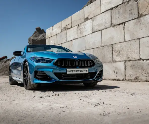 BMW M850i Maldives Blue individual Cabrio bergwerff Gorinchem