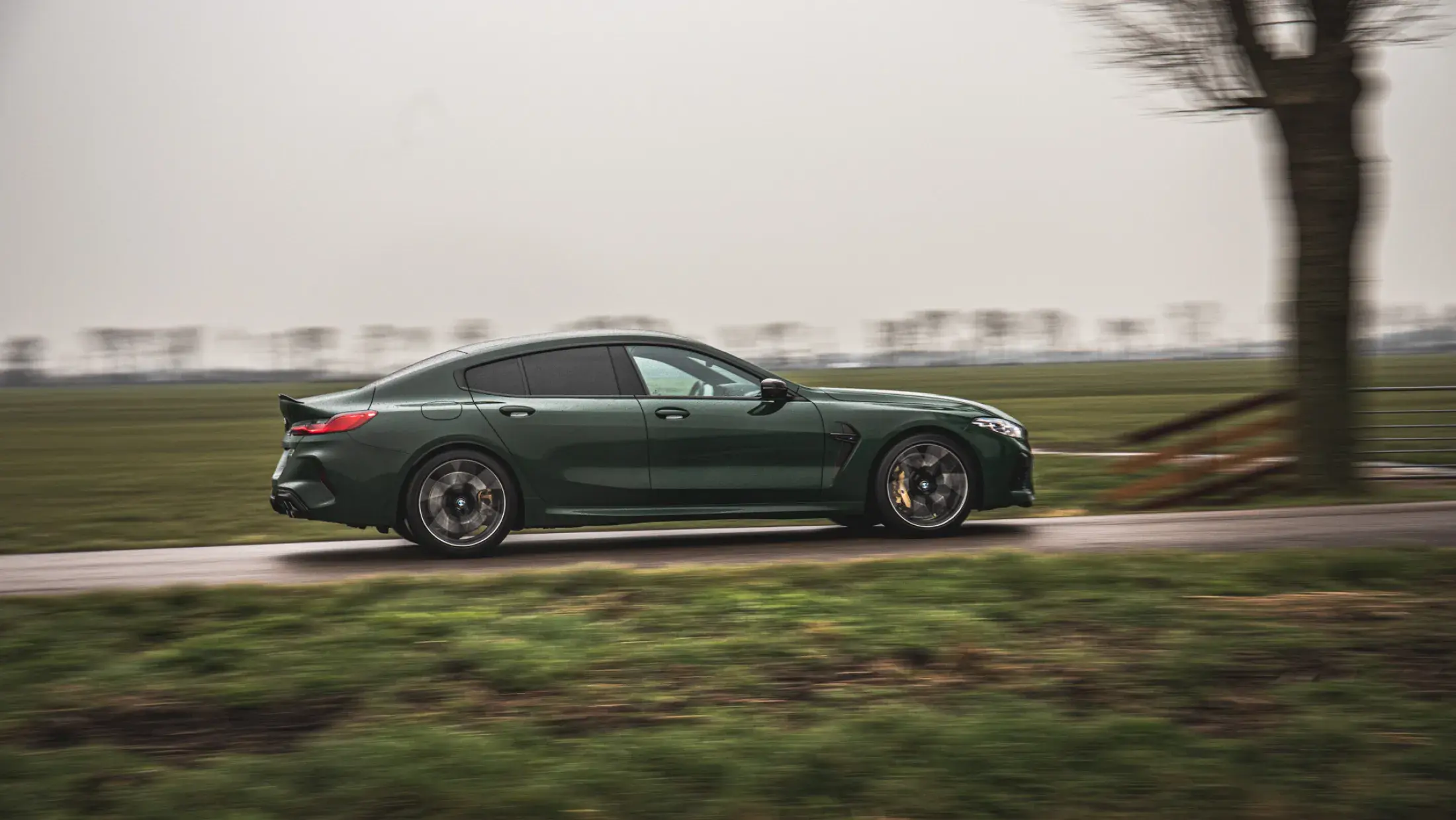 We drove an Irish Green BMW M8 Gran Coupé Competition for St. Patrick's Day