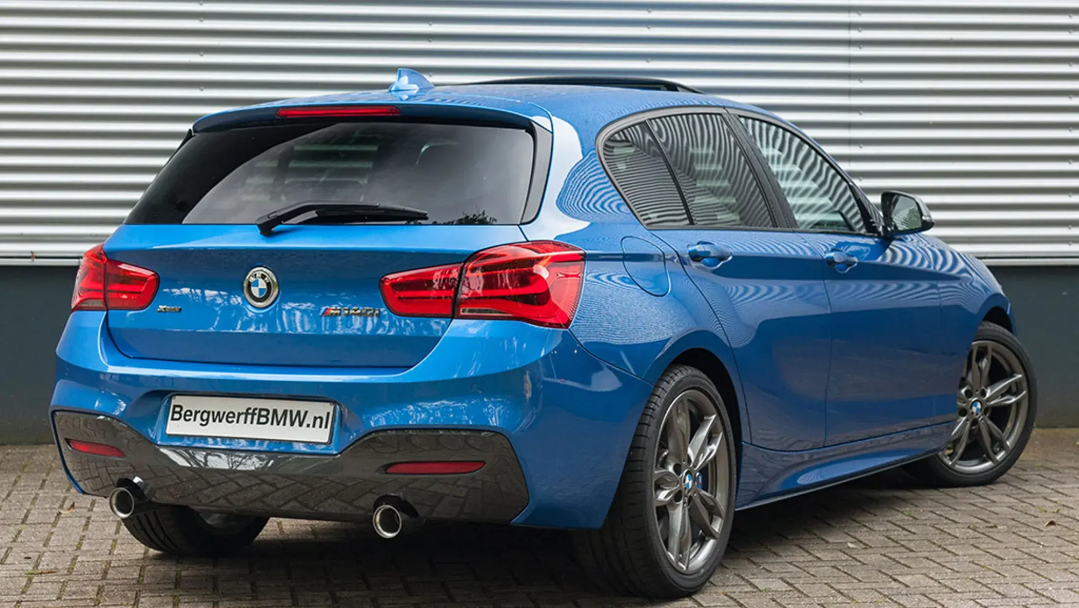 BMW 1-serie M140i 5-deurs xDrive M-Performance Estoril Blue II F20 Bergwerff