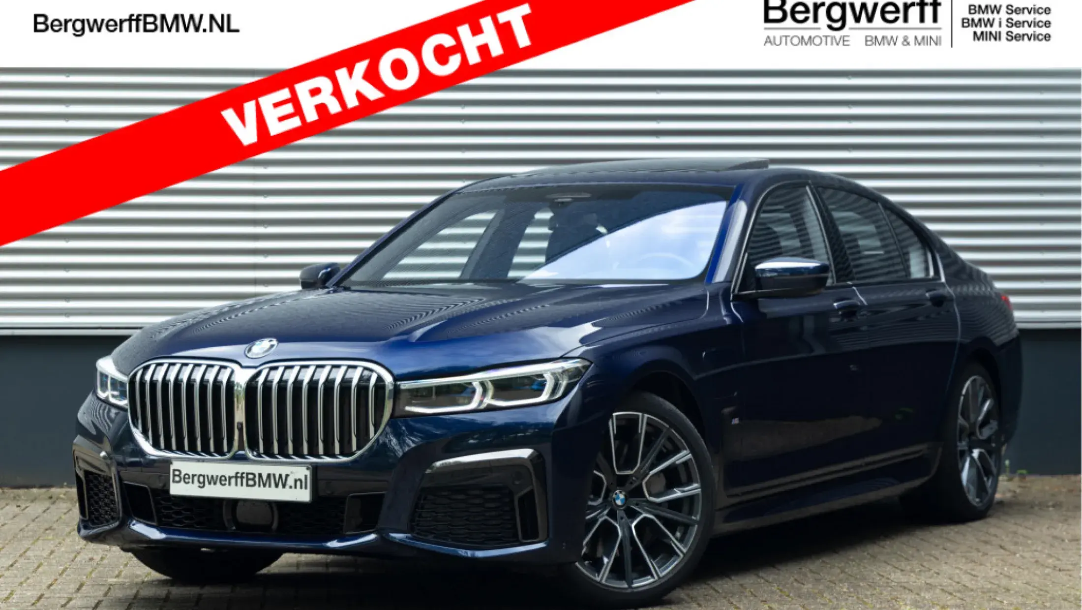 BMW 745e Sedan Tansanitblau 'Nappa' uitgebreid Schwarz G11 Plugin Hybride Bergwerff