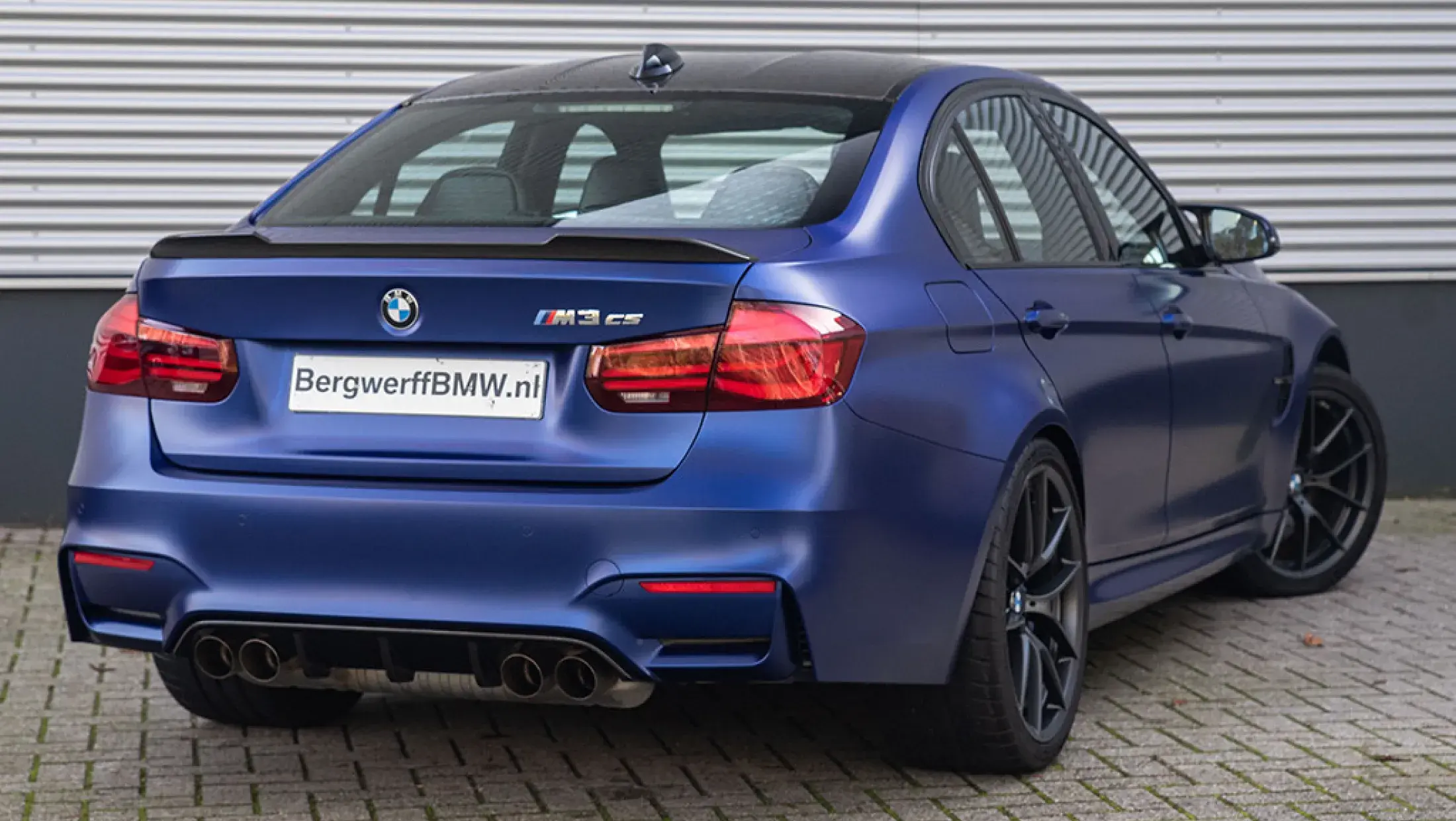 BMW M3 CS Individual Frozen Dark Blue F30 LCI Merino amarobrown Sedan Bergwerff