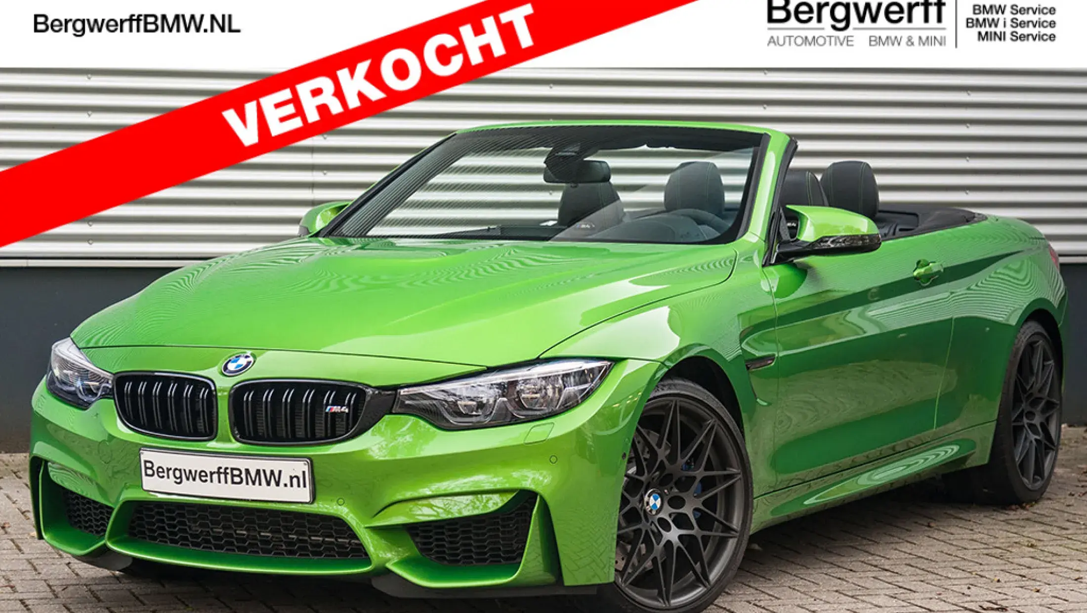 BMW M4 Competition Cabrio Individual Java Green Merino Silverstone F33 Bergwerff