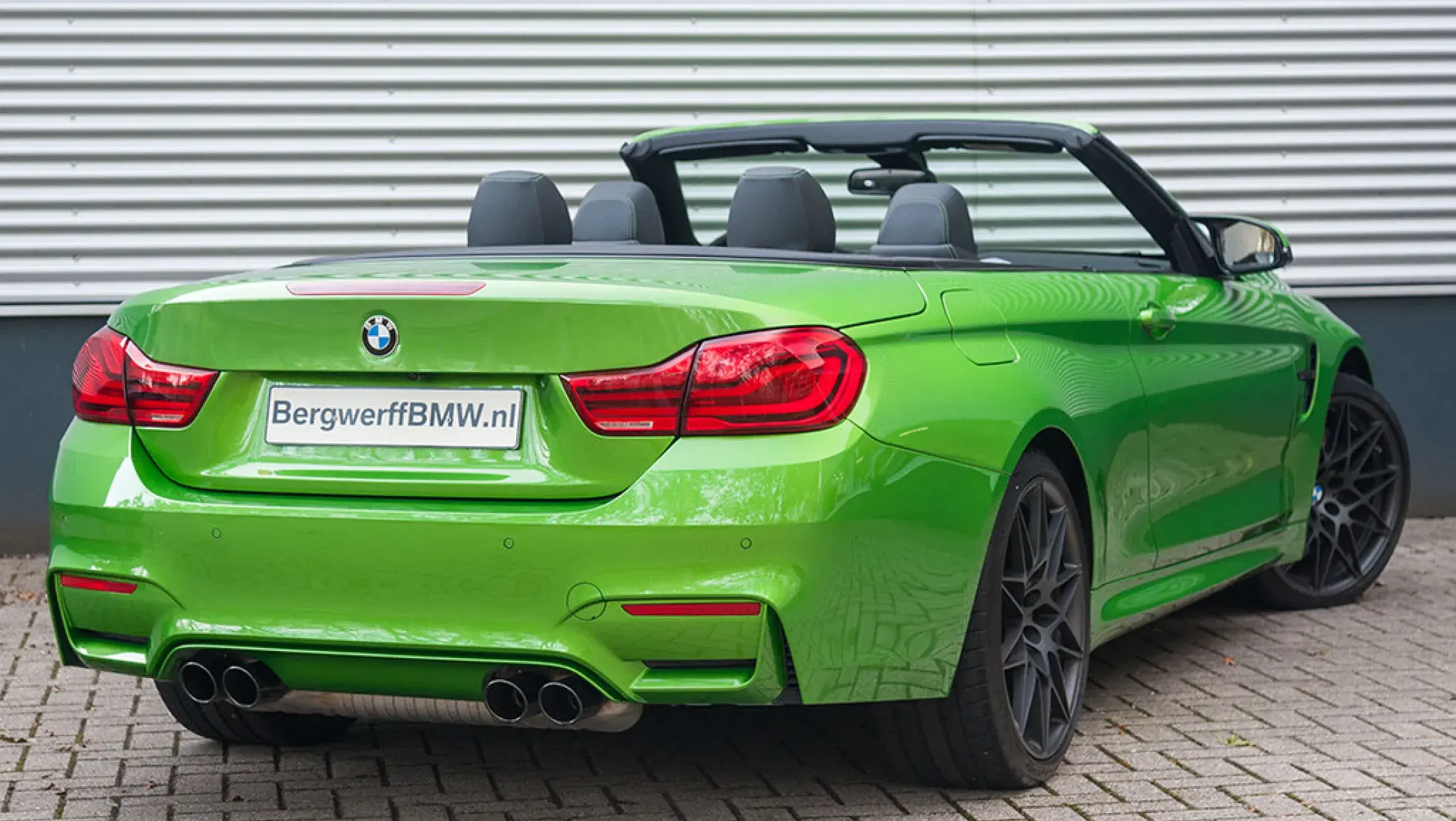 BMW M4 Competition Cabrio Individual Java Green Merino Silverstone F33 Bergwerff