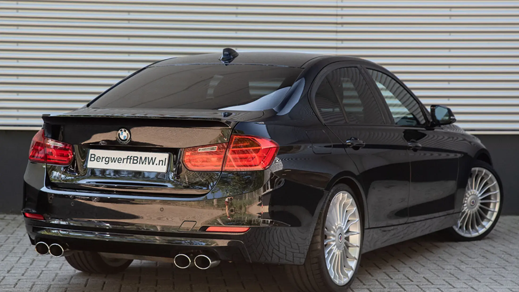 BMW 3-serie ALPINA B3 Bi-Turbo Allrad LAVALINA II Volleder Saphirschwarz F30 Bergwerff