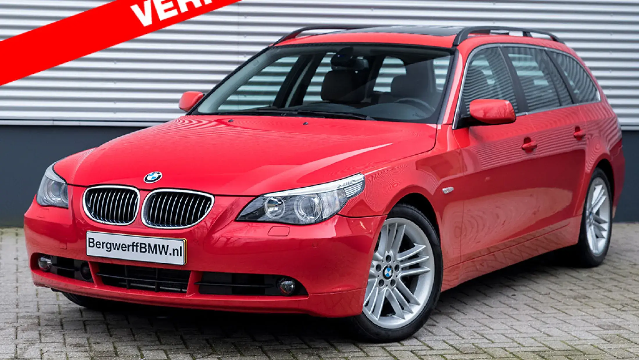 BMW 545i Touring Individual Feuer Rot E61 Bergwerff