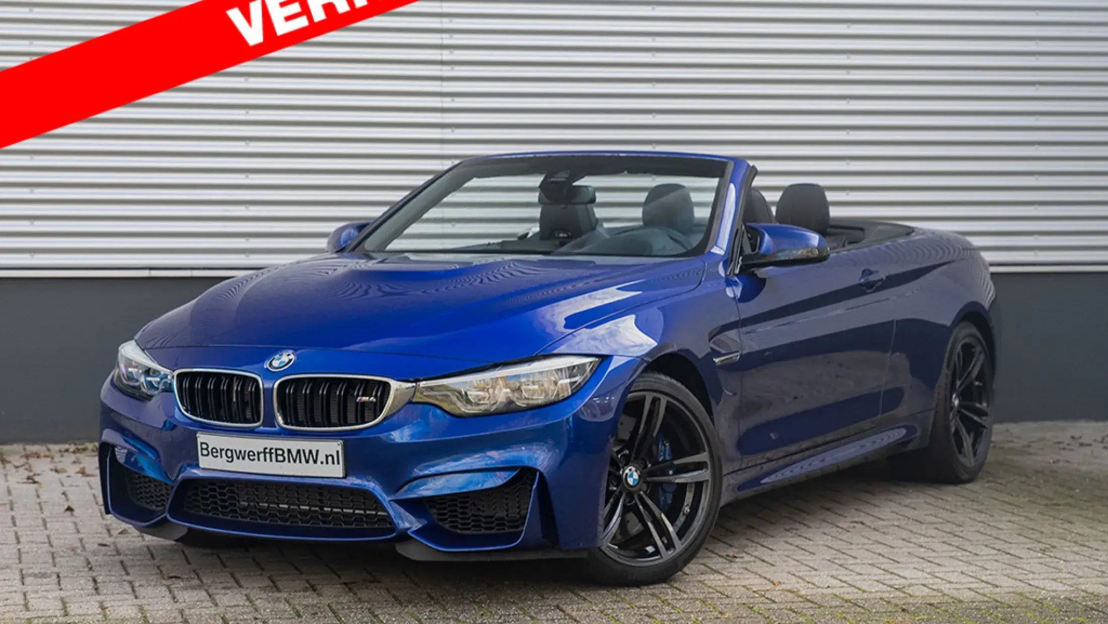 BMW M4 Cabrio San Marino Blau Volleder Merino Schwarz F83 Bergwerff